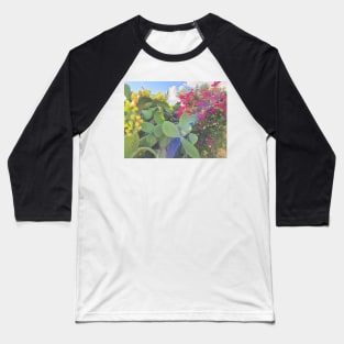 Mediterranean Flora Baseball T-Shirt